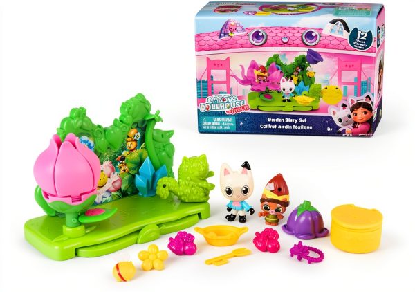 Gabby's Dollhouse Garden Adventure Playset by Spin Master-0