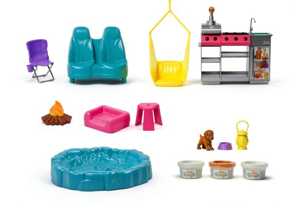 Barbie Dream Camper Playset with 60+ Accessories and Tent-2