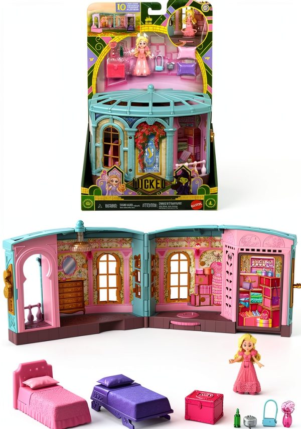Mattel Wicked Glinda Doll Playset for Kids 4+-0