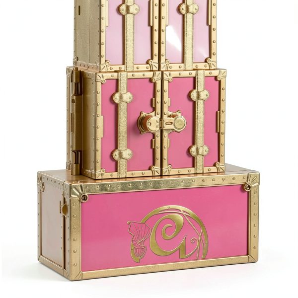Mattel Wicked Glinda’s Glamorous Closet Playset with Mirror and Rack-2
