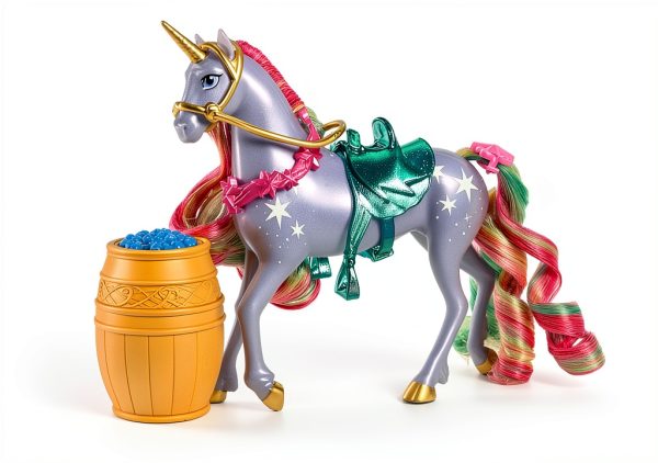 Spin Master Unicorn Playset with Light-Up Fountain and 24 Accessories-6