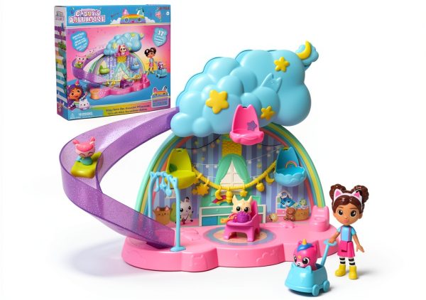Gabby's Dollhouse Baby Nursery Playset for Kids-0