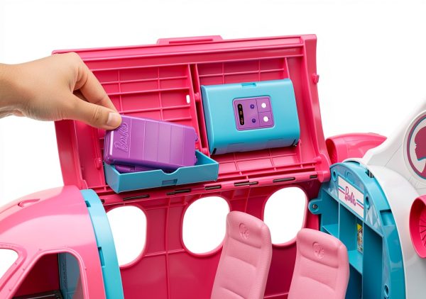 Mattel Barbie Dreamplane Playset with Puppy Companion and Snack Cart-2