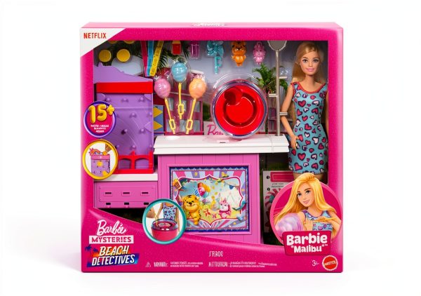 Barbie Mysteries: Beach Detectives Doll Playset-5