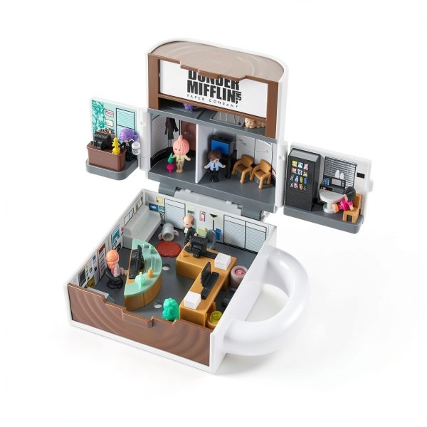 Polly Pocket x The Office Playset Mattel JCC19 Set with 6 Characters-3
