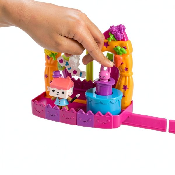 Spin Master Gabby Dollhouse Balcony Playset with Baby Box Figure-8