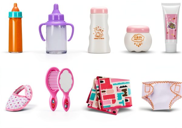 Bakatatoyz Baby Feeding Toy Set for Girls 3 Years Old and Up-1