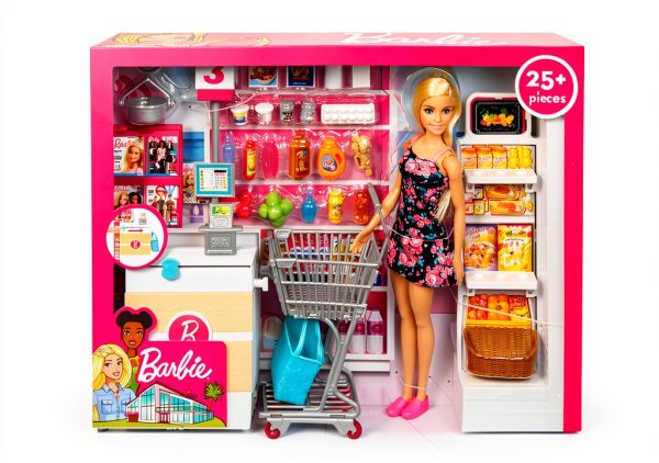Barbie Grocery Store Playset by Mattel-6