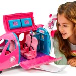 Mattel Barbie Dreamplane Playset with Puppy Companion and Snack Cart-0