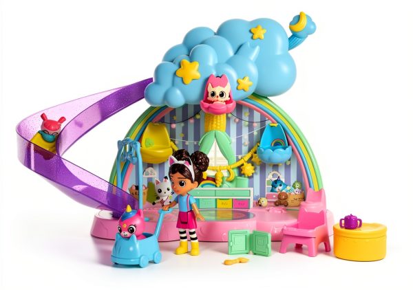 Gabby's Dollhouse Baby Nursery Playset for Kids-1