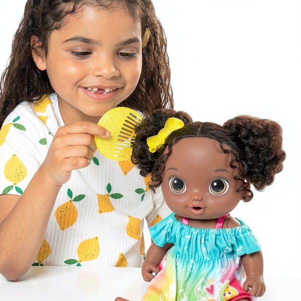 Hasbro Baby Alive Fruity Sips Doll Playset with Juicer and Outfit-6