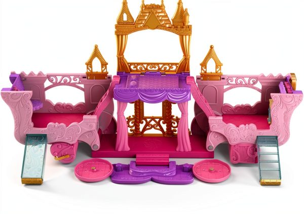 Mattel Disney Princess Carriage to Castle Playset 2-in-1 Doll Playset-4
