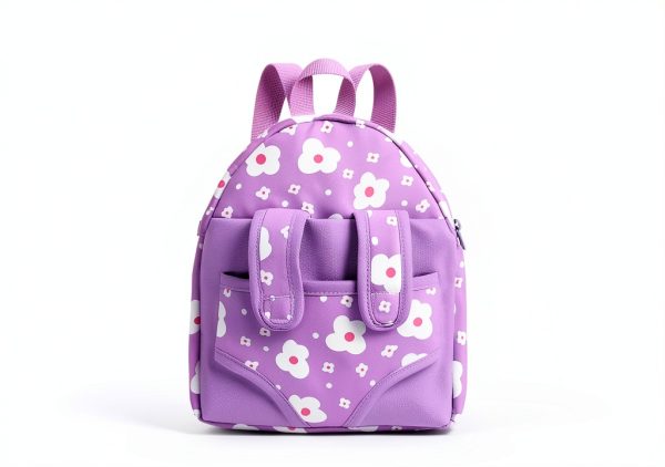 UZIDBTO Baby Doll Playset with Purple Backpack Model NTN023 12in-2