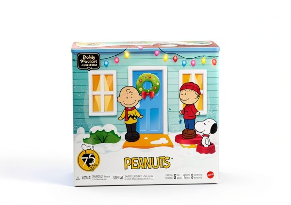 Peanuts Polly Pocket Snow Globe Compact by Mattel JFV05 Playset-4