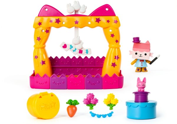 Spin Master Gabby Dollhouse Balcony Playset with Baby Box Figure-3