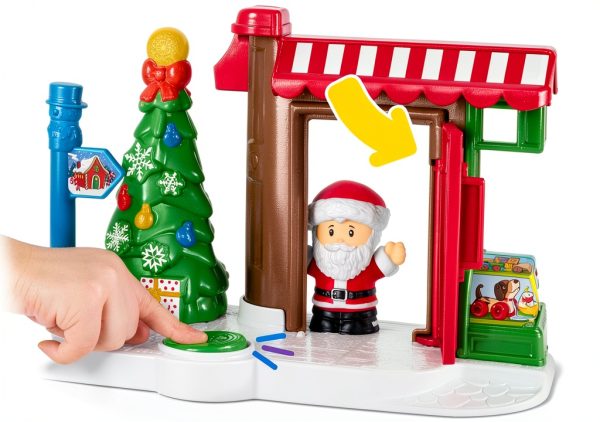 Fisher-Price Christmas Playset with Santa Elf & Reindeer HYL55-2