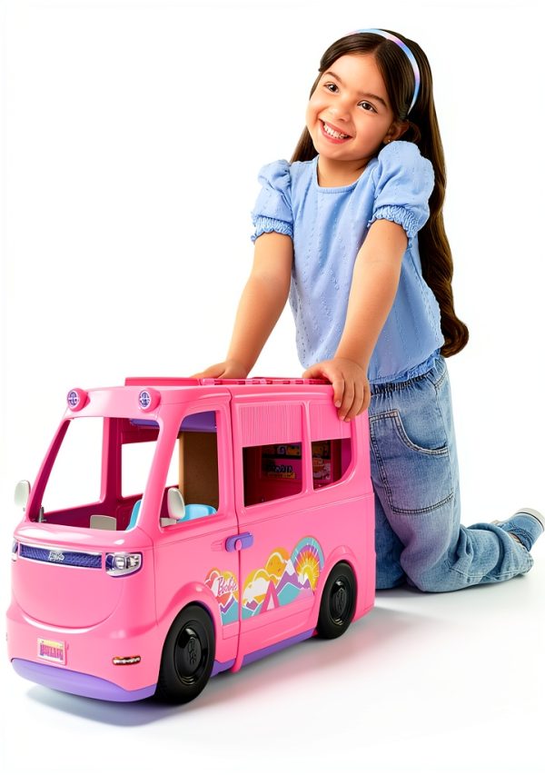 Barbie Dream Camper Playset with 60+ Accessories and Tent-1