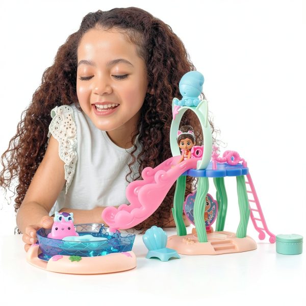 Spin Master Gabby & MerCat Color Changing Mermaid Playset-1