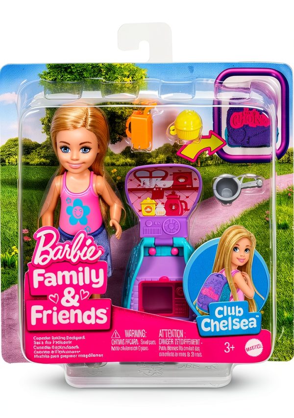 Mattel Chelsea Doll Playset for Kids Ages 3+ with Wearable Backpack-5