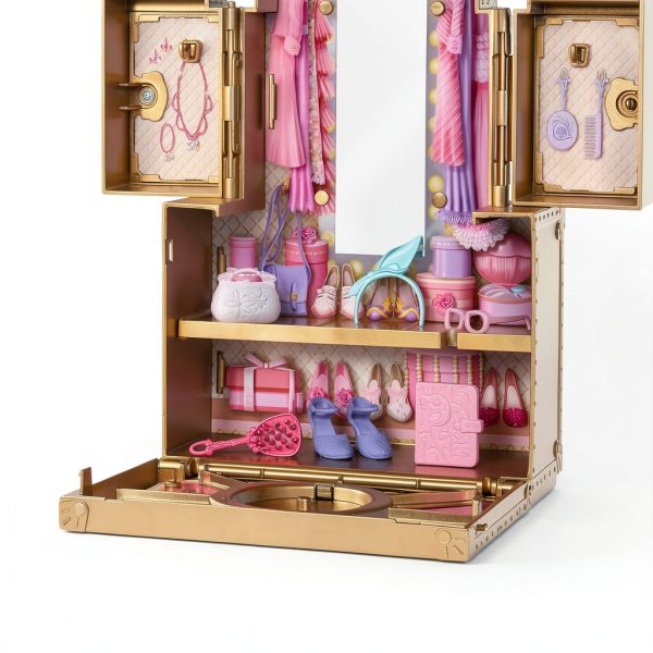 Mattel Wicked Glinda’s Glamorous Closet Playset with Mirror and Rack-3