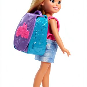 Mattel Chelsea Doll Playset for Kids Ages 3+ with Wearable Backpack-0