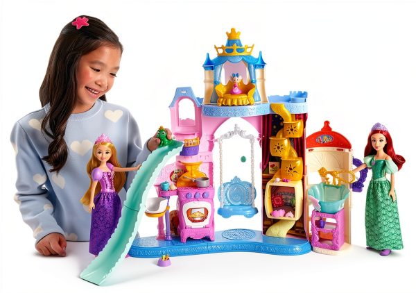 Disney Princess Pet Palace Playset for Kids 3+ Years-1