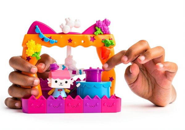 Spin Master Gabby Dollhouse Balcony Playset with Baby Box Figure-2