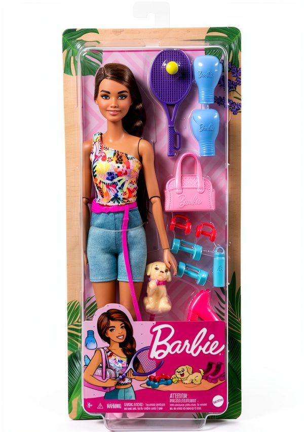 Barbie Self-Care Doll with Pet Puppy, HKT91, 3+ Years-5