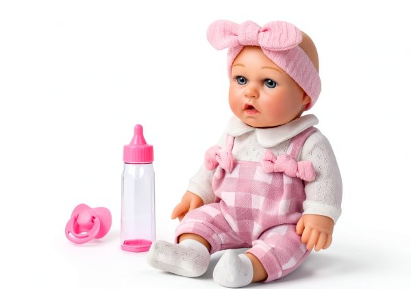 BDDOLL Realistic Toddler Doll Playset YDS022 Baby Girl with Rotating-4