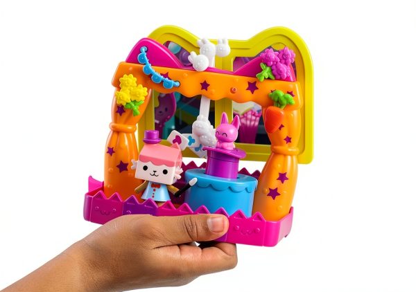 Spin Master Gabby Dollhouse Balcony Playset with Baby Box Figure-1