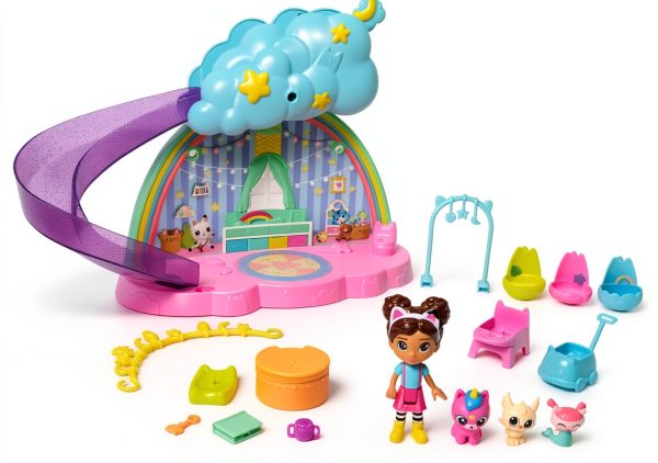 Gabby's Dollhouse Baby Nursery Playset for Kids-2