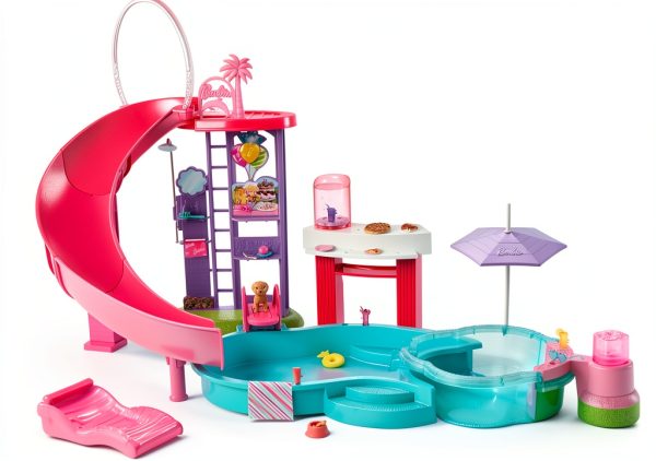 Barbie Dream Pool Playset for Kids 3+ Years-4