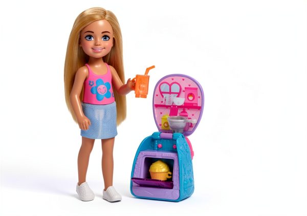 Mattel Chelsea Doll Playset for Kids Ages 3+ with Wearable Backpack-2