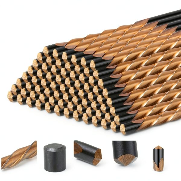 Tondiamo 50pcs 5/32" Drywall Spiral Router Bits M2 Steel Cutout-2