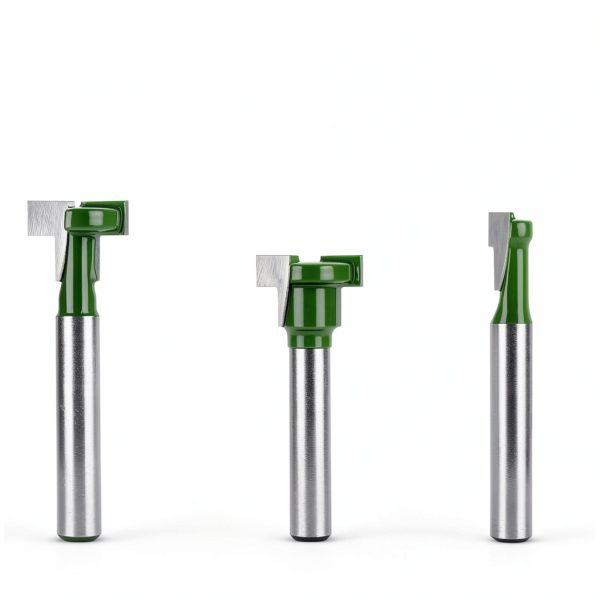 Keyhole Router Bits Set TOTOWOOD 6pcs 1/4 Shank Edge Grooving Kit-1