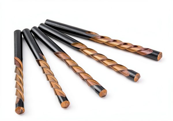 Tondiamo 50pcs 5/32" Drywall Spiral Router Bits M2 Steel Cutout-4
