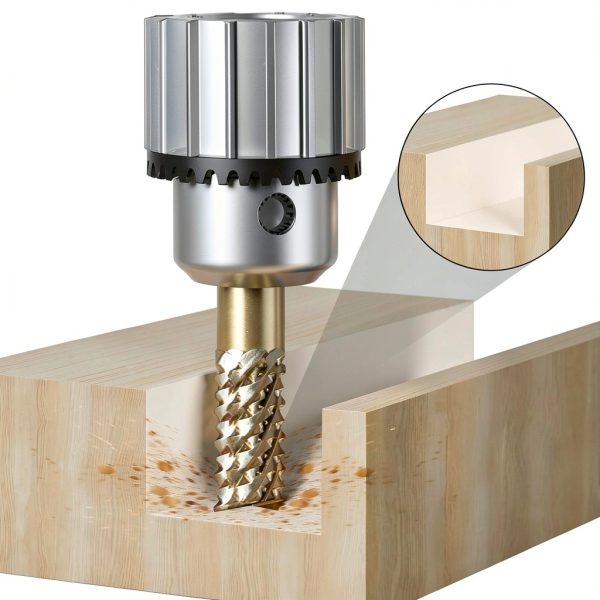 Titanium Coated Milling Cutter Bits 0.8-3mm 1/8" Shank 10pcs Lukcase-3