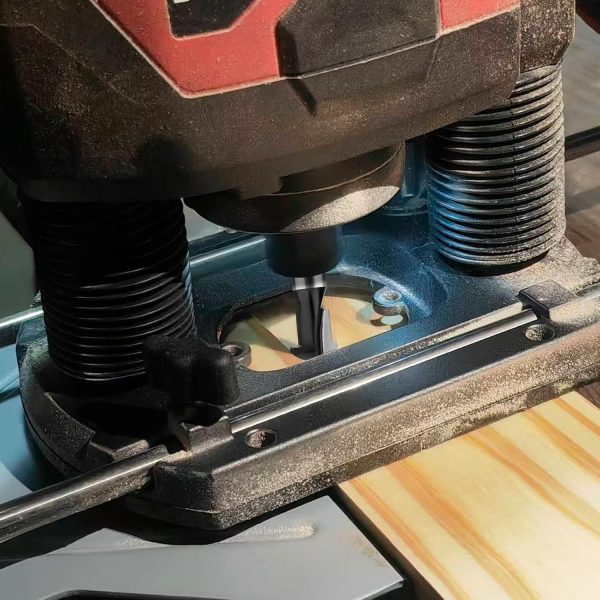 Keyhole Router Bit Set 1/4 Inch Shank, 6 Pieces T Slotting Router Bits, Cutter for 1/4, 5/16, 3/8, 9/16, 1/2, 5/8 inch Blade Diameter-6