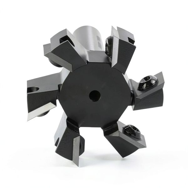 Slab Flattening Router Bit 1/2 Shank 2in Cut - SICWOOD 6 Wing Carbide-6