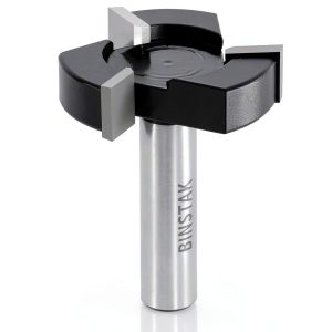 CNC Spoilboard Surfacing Router Bits, 1/2 inch Shank 2 inch Cutting Diameter, Slab Flattening Router Bit Planing Bit Wood Milling Cutter Planer Woodworking Tool by BINSTAK (Carbide)-0