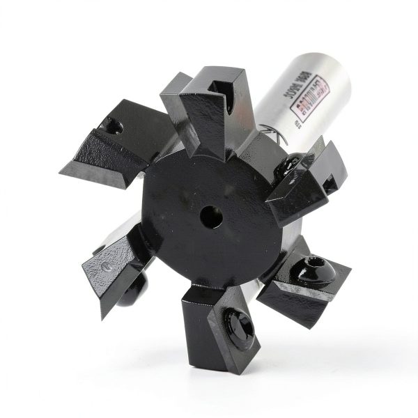 Slab Flattening Router Bit 1/2 Shank 2in Cut - SICWOOD 6 Wing Carbide-4